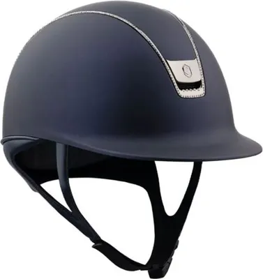 Image de Samshield casque d'équitation Shadowmatt 2.0 navy M 300Swarovski découpe dressage SANS liner