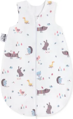 Produktbild von Julius Zöllner Baby Sommerschlafsack aus 100Prozent Jersey Baumwolle, Größe 86, Standard 100 by , Crazy Animals