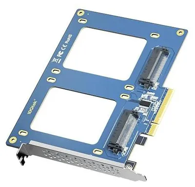 Zdjęcie produktu dla Adapter pcie 3.0 X4 do dysku ssd U.2 nvme sata 2.5 cala