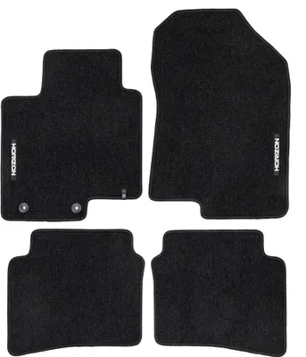 Image de Tapis de Sol de Voiture pour Hyundai i20 III 2020-2025 Velours Durable Noir 4Pcs