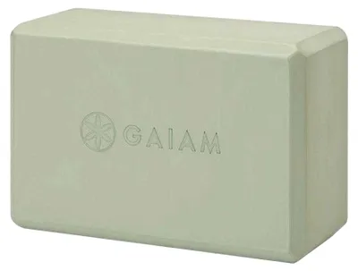 Image de Gaiam - Bloc de yoga, en PP souple (taille unique) (gris-vert)