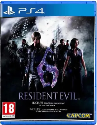 Zdjęcie produktu dla Capcom Resident Evil 6 HD, PlayStation 4, Tryb multiplayer, od 17 lat, Nośnik fizyczny
