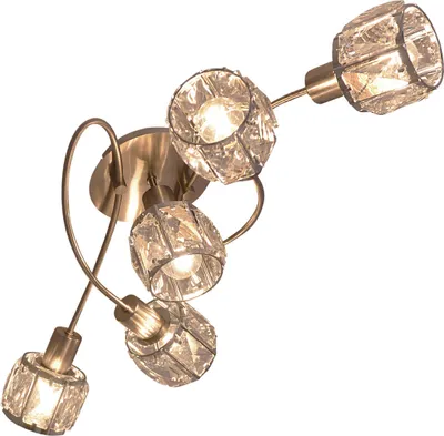 Produktbild von Näve LED Spotleuchte JOSEFA 61x36cm 200W Warmweiss stahl-blank 1281050