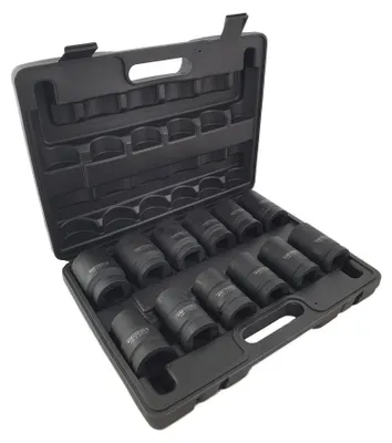 Produktbild von Weber Tools Kraft-Stecknuss-Satz WT-8880 Chrom-Vanadium-Stahl