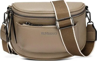 Image de Eleganci® Bumbag Femme - Sac de téléphone Heuptas élégant Crossbody avec sangle réglable - Kaki