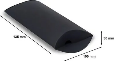 Obrázek produktu pro Ozdobná krabička Polštář 135x100x30 Černá S