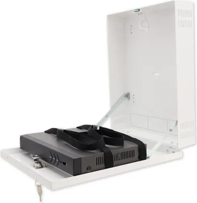 Produktbild von AWO528W - Mittlerer Metallkasten zum Verschließen des Rekorders, Wandmontage, weiß