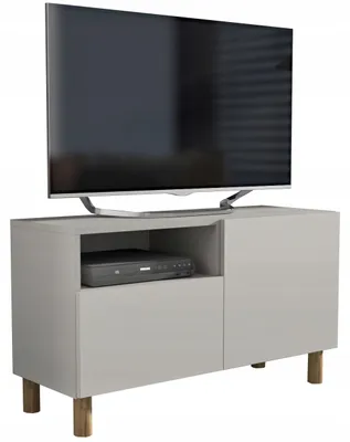 Zdjęcie produktu dla szafka rtv pod telewizor 100 100cm kaszmir kaszmirowa na nóżkach dąb