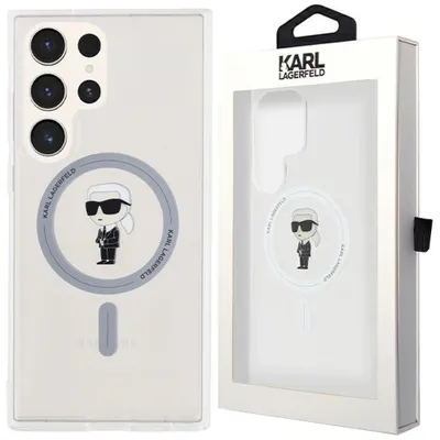 Produktbild von Karl Lagerfeld Iml Icon Magsafe Case Für Samsung Galaxy S24 Ultra - Transparent