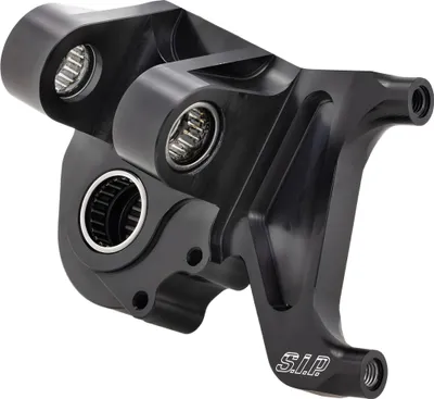 Produktbild von Achsaufnahme SIP Performance Aluminium CNC schwarz für Vespa GTS, GTS Super 125-300ccm 2014-2016
