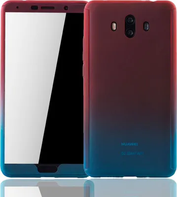 Zdjęcie produktu dla Etui na telefon komórkowy Pokrowiec ochronny na Huawei Mate 10 Pełne etui Osłona ekranu 360 Niebieski