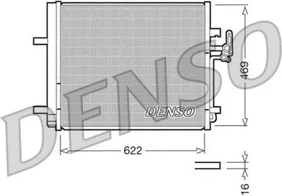 Obrázek produktu pro Kondenzátor klimatizace DENSO DCN10016