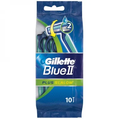 Produktbild von Gillette Blue II Plus Slalom Einweg-Rasierer 10er
