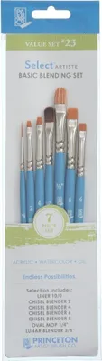 Zdjęcie produktu dla Princeton Brush Selectartiste Multi-Technique Zestaw pędzli 7 szt.