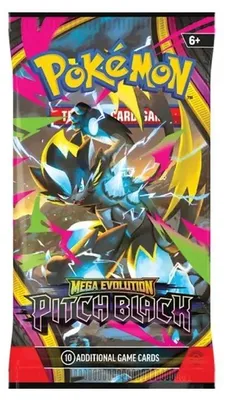 Zdjęcie produktu dla Pakiet rozszerzeń Mega Ewolucja Pitch Black do Pokemon TCG (10 kart)