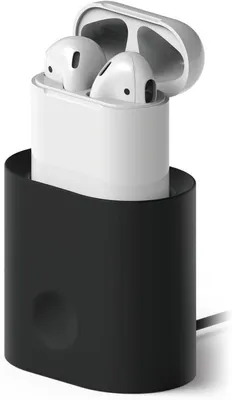 Produktbild von Elago Ladestation fr AirPods 1 & 2 Schwarz