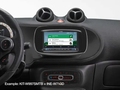 Produktbild von Alpine KIT-W997SMTB | Einbauset Smart Fortwo / Forfour (BR453)