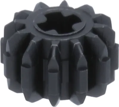 Zdjęcie produktu dla 25x przekładnia LEGO (12 zębów), czarna