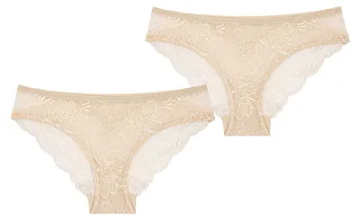 Produktbild von Triumph Damen Brasilslip 2-Pack Amourette Charm - CREAMY DREAM - Größe 46
