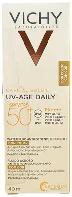 Produktbild von Protector Solar con Color Vichy Capital Soleil Antiarrugas SPF 50+ (40 ml)