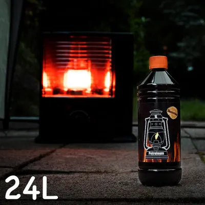 Produktbild von Petroleum für Petroleumheizung Petroleumofen Petroleumlampe Petroleumlampen Kamin Heizung Kerosin Reiniger Lampe Lampen Petrolium 24 Liter Flameup