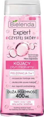 Zdjęcie produktu dla Bielenda ECS Płyn micelarny 3w1 kojący, 400 ml