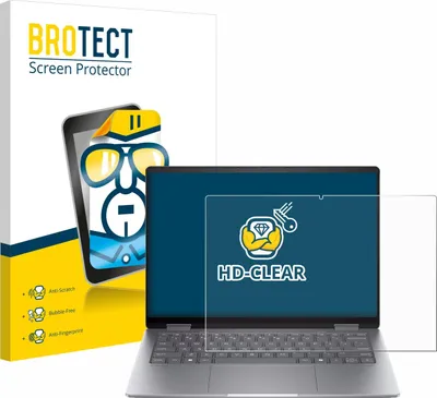 Produktbild von Für HP Envy x360 2-in-1 14-fa0008na Schutzfolie BROTECT Displayschutz Display Schutz Folie Klar Transparent