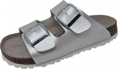 Produktbild von Fischer Markenschuhe Pantolette Silber in Gr. 36