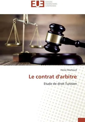 Produktbild von Le contrat d'arbitre