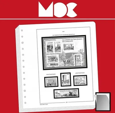 Produktbild von MOC Vordruckblätter mit Klemmtaschen Frankreich IX 2020-2024