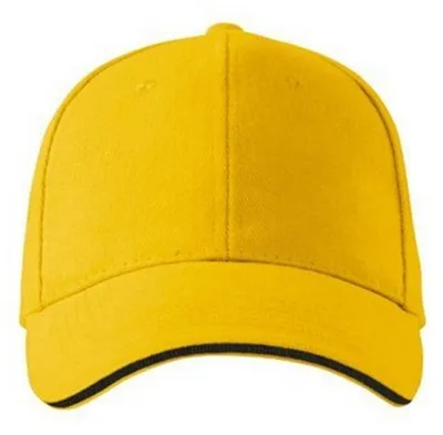 Image de Malfini - Casquette de baseball, visière sandwich PP8823 (taille unique) (jaune)
