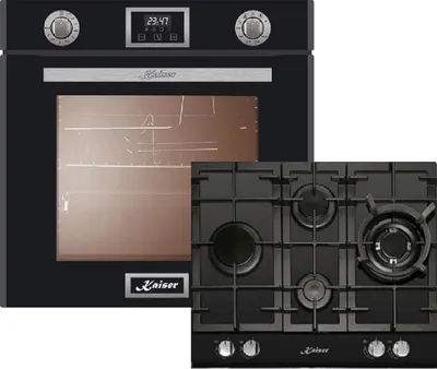 Produktbild von Kaiser Küchengeräte Gasherd-Set EG 6374 SP+ KCG 6394