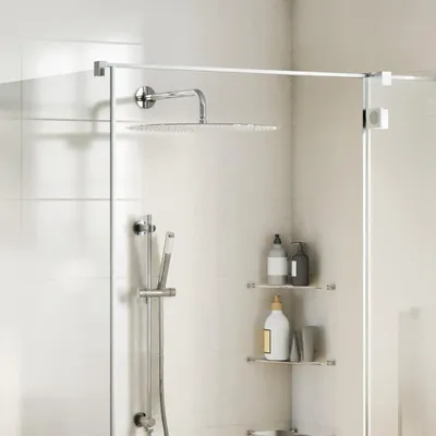 Image de vidaXL Douche de pluie inox 304 50 cm ronde