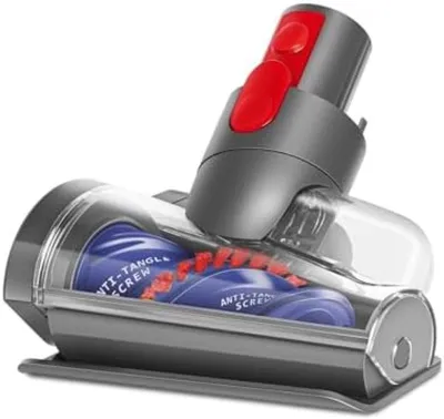 Productafbeelding van PromoHome® Mini-stofborstelkop voor Dyson V7, V8, V10, V11, V15 stofzuigers, de spiraalconstructie voorkomt verstrengeling van haren, geschikt voor
