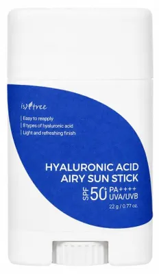 Produktbild von Isntree Hyaluronsäure Sonnenschutz-Stick SPF50+, 22g - Feuchtigkeitsspendender UV-Schutz