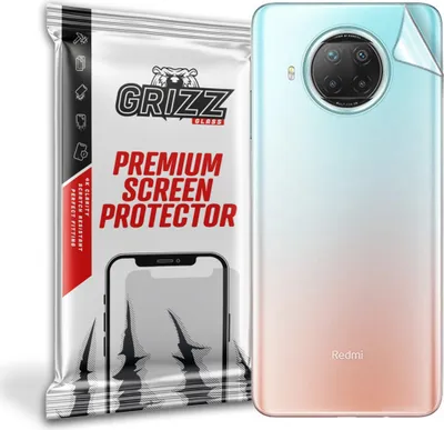 Produktbild von Folie auf der Rückseite GrizzGlass SatinSkin für Xiaomi Redmi Note 9 Pro 5G