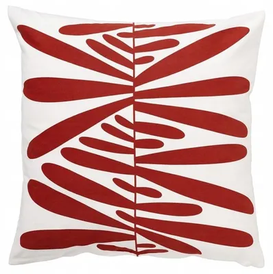 Produktbild von IKEA MAJSMOTT Dekorative Kissenhülle 50x50 cm Baumwolle Rot