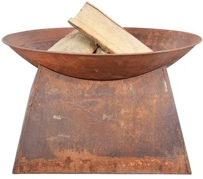 Productafbeelding van Vuurschaal van koolstofstaal - 57 cm, roestlook