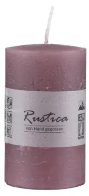 Produktbild von durchgefärbte Rustic Kerzen Altrosa 300 x Ø 100 mm, 1 Stück