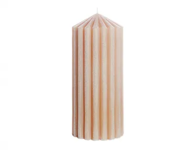 Image de Bougie de jardin Nohel Cylindres GROOVÉS d7x16cm