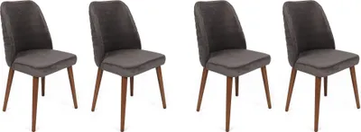 Produktbild von Skye Decor, Tutku-341 V4, Stuhlset (4 Stück), Anthrazit, 100 % METALL, 50 x 49 x 90 cm