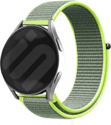 Produktbild von Strap-it Samsung Galaxy Watch 6 - 40mm Nylon Armband (Fluoreszierend)