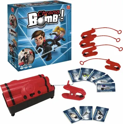 Produktbild von Jumbo Chrono Bomb' 2024 - ES/PT/DE, Brettspiel, Reisen/Abenteuer, 7 Jahr(e), 10 min, 10 min