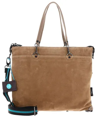 Produktbild von Gabs Leder Schultertasche Umhängetasche Plus Shoulder Bag Cappuccino hellbraun