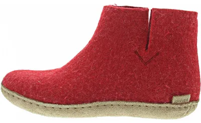 Produktbild von Glerups Low Boot Hausschuh Rot in Gr. 37