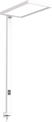 Productafbeelding van LED-tafellamp, inbouwlamp Luka, wit, Up & Down, 2 x 40W, 8400lm, traal wit, 4000K, UGR<18, dimbaar, met bewegingssensor