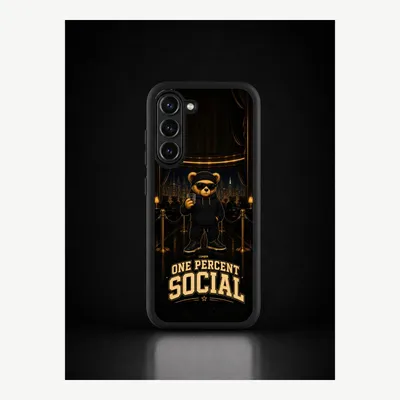 Image de Coque de protection pour Samsung S23, étui de téléphone avec motif "Ne pas parler" – LUNØIR ©