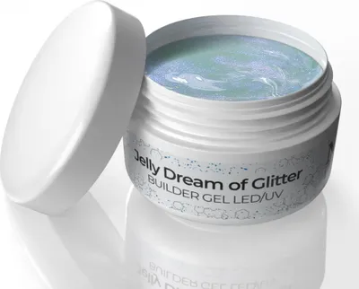 Obrázek produktu pro Limitovaná edice Jelly Dream of Glitter NTN Premium HEMA-free build-up gel 30 g