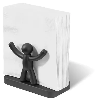 Produktbild von Umbra Buddy Serviettenhalter Schwarz, für Servietten Aller Größen