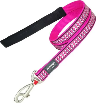 Productafbeelding van Hondenriem Red Dingo, reflecterend, 2 x 120 cm, roze